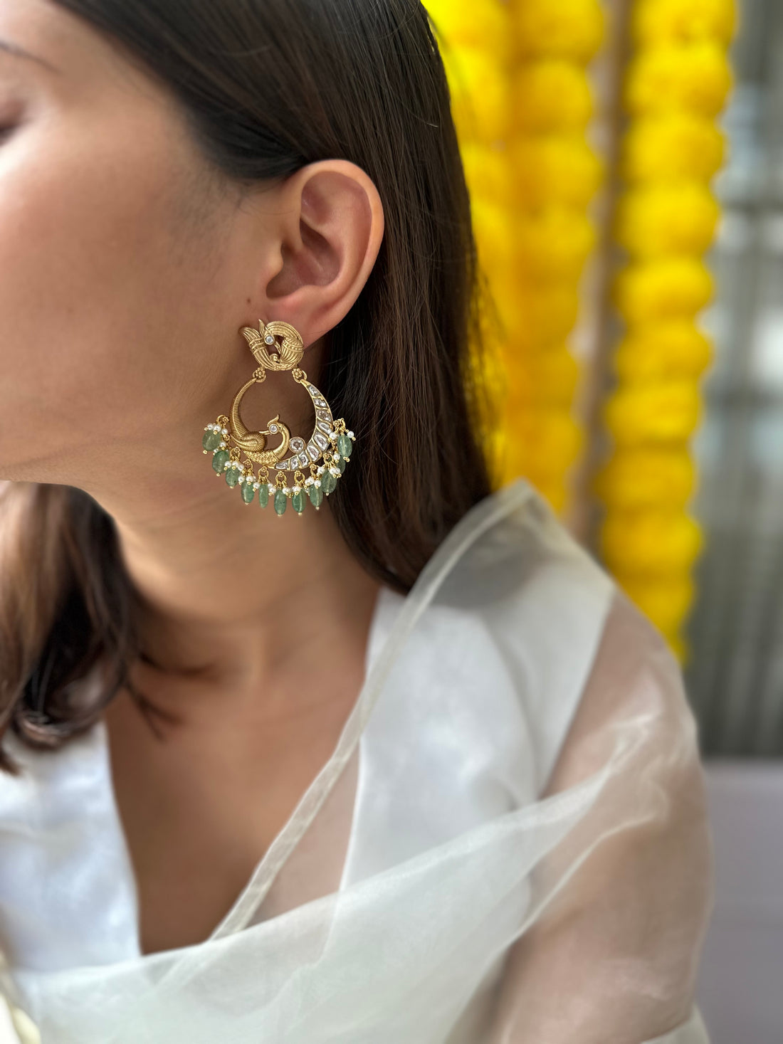 Peacock Earrings