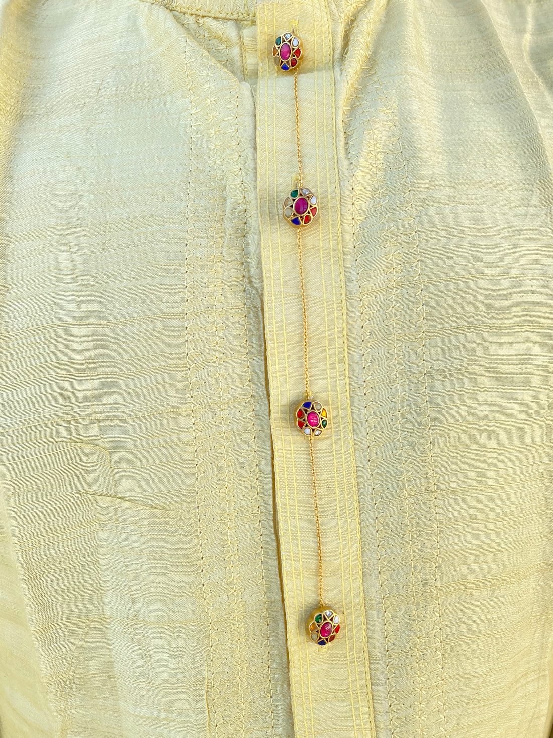 Navratna Kurta buttons Set