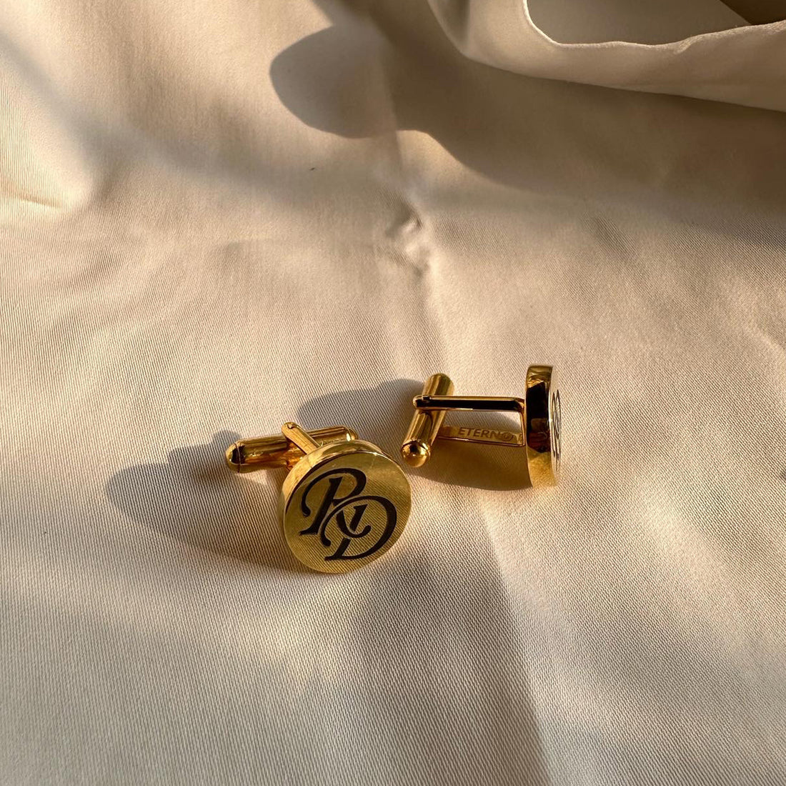 Engraved Monogram Cufflinks