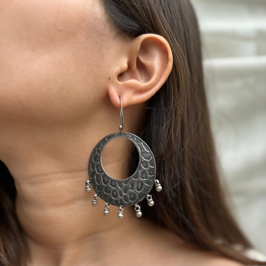 Aadya Silver Earrings