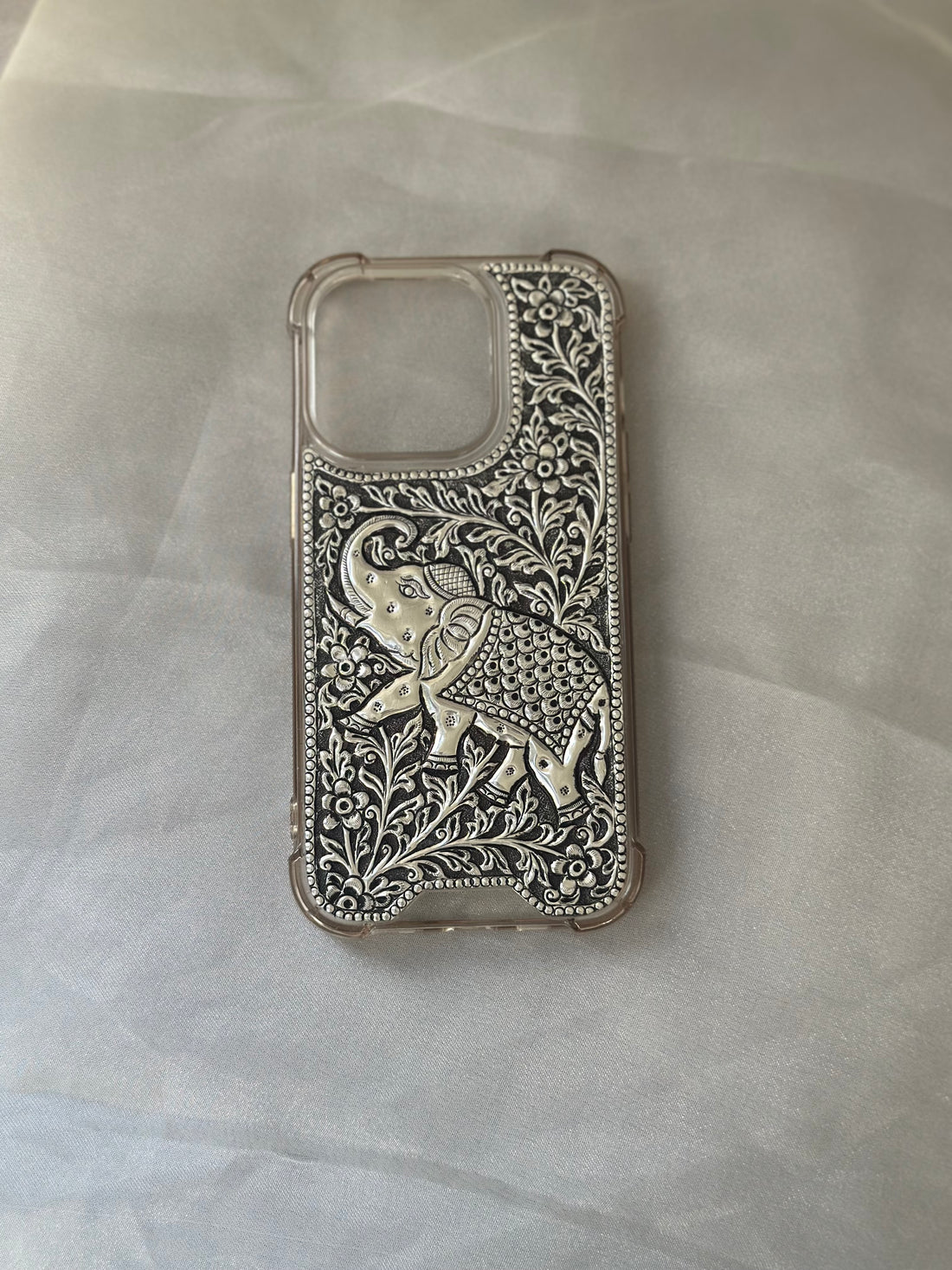 Silver Mobile/Phone Cover