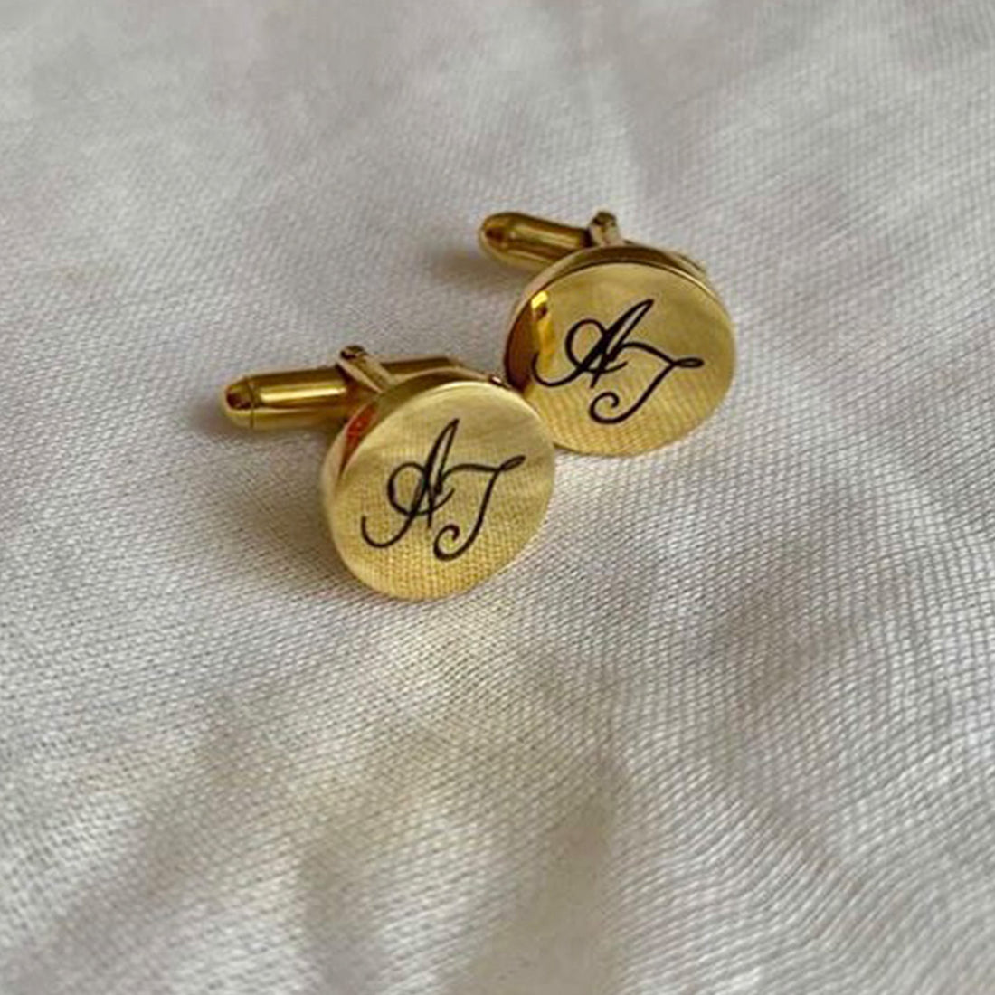 Engraved Monogram Cufflinks