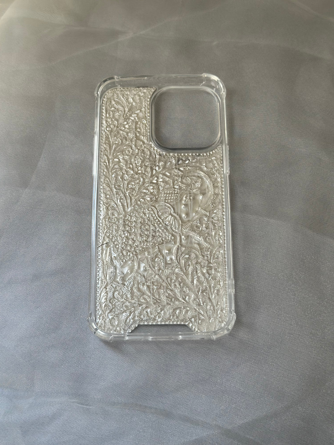 Silver Mobile/Phone Cover