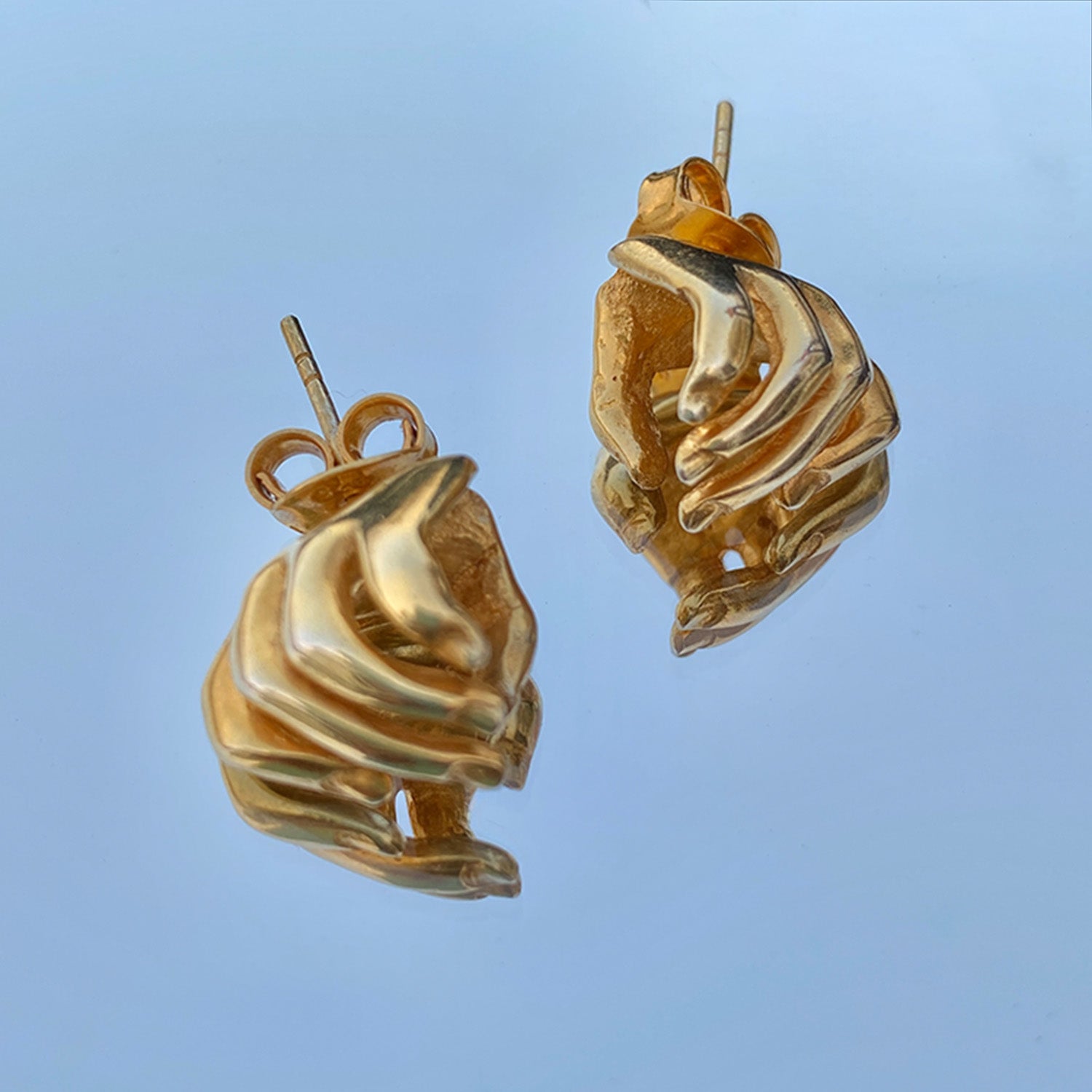 Hand Mudra Pod Earrings