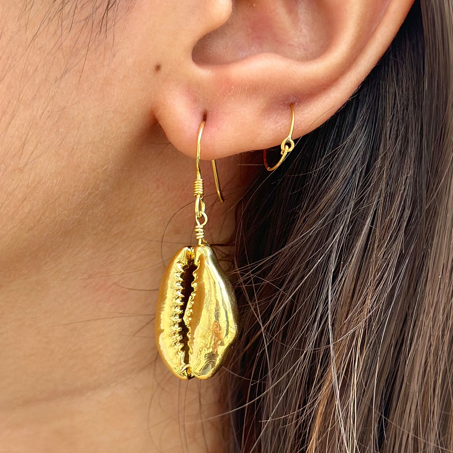 Alana Cowrie Earrings