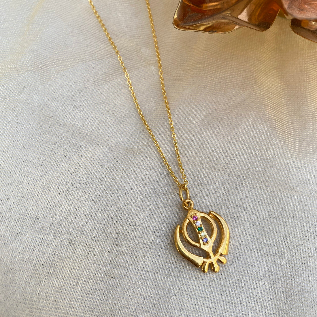 Khanda Pendant + Chain