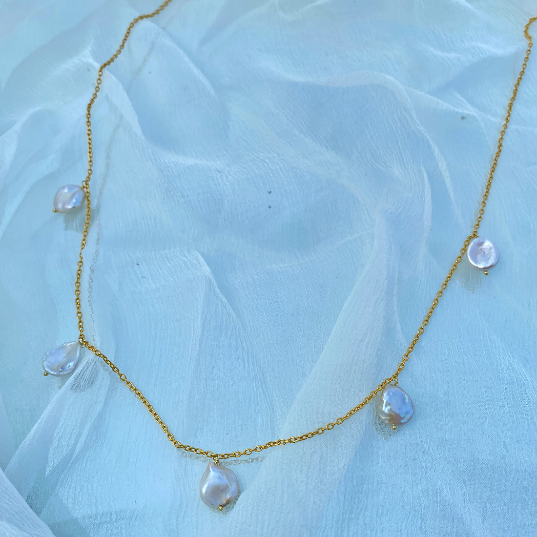 Keshi Pearl Necklace