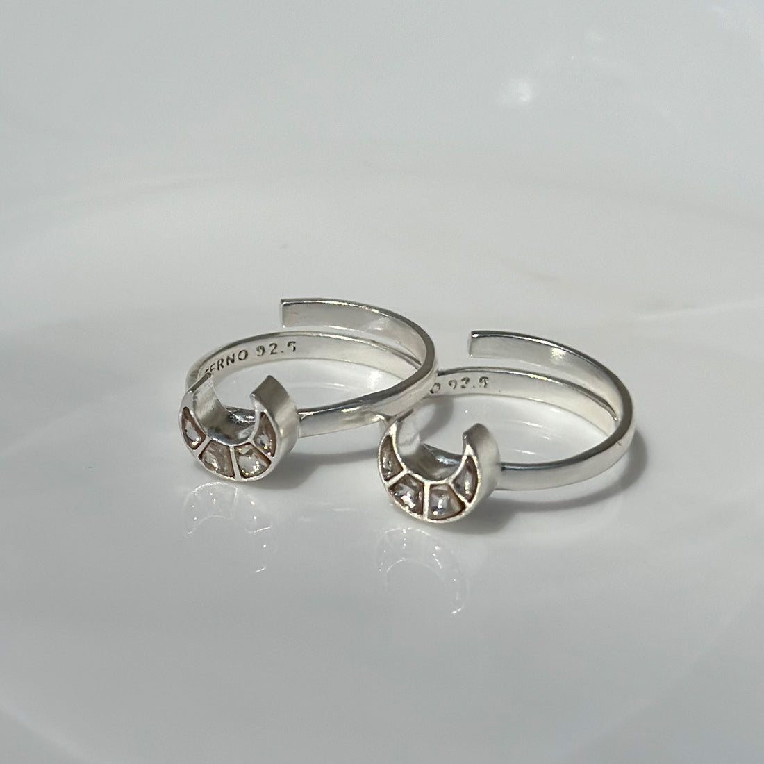 Bridal Chaand Toe Ring (A Pair)