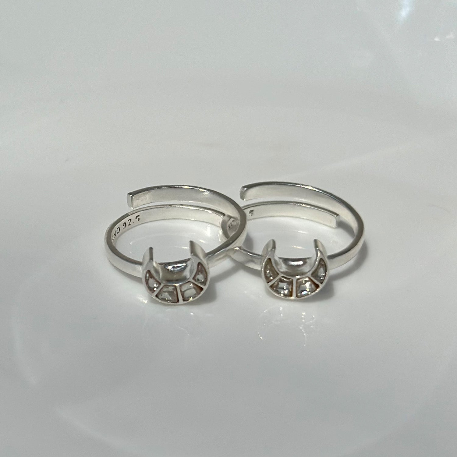 Bridal Chaand Toe Ring (A Pair)