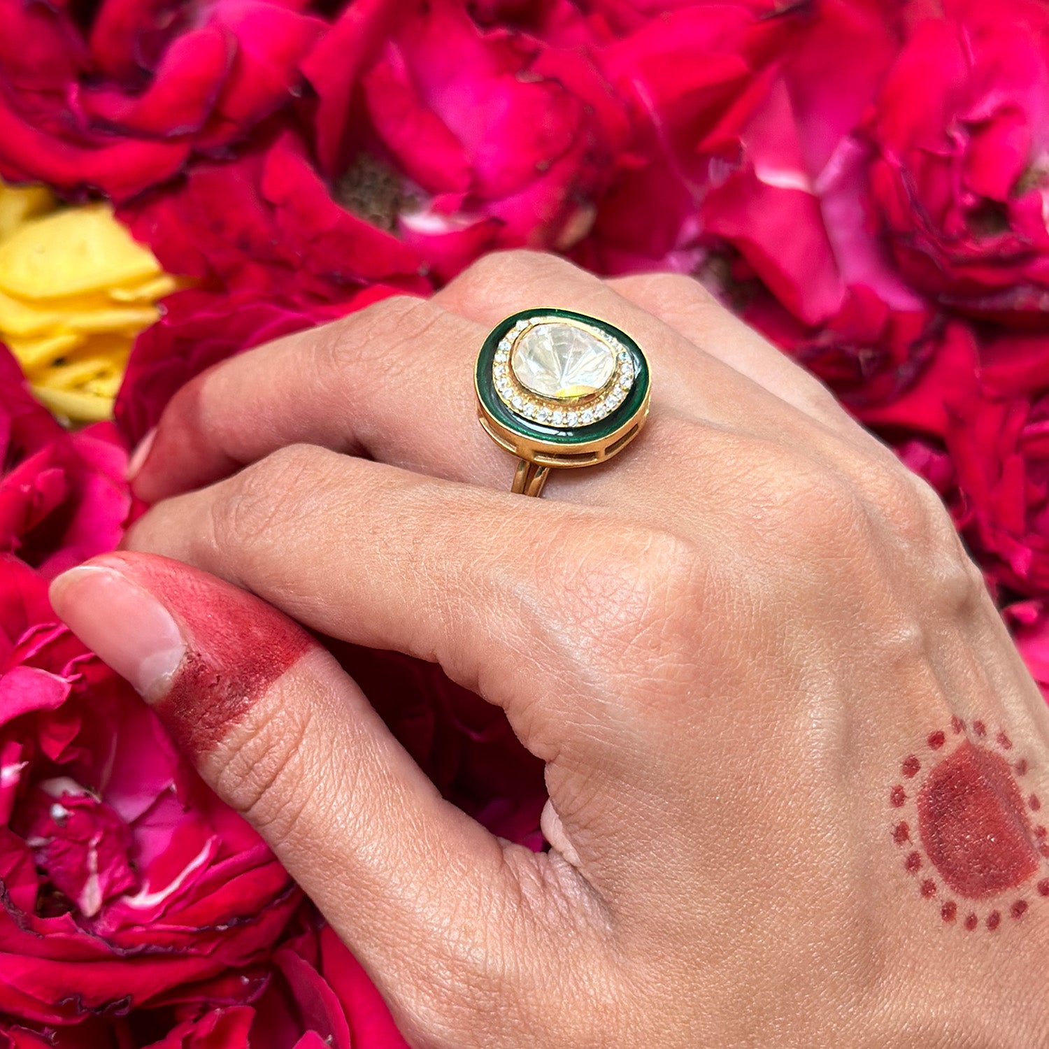 Mughal Polki Ring