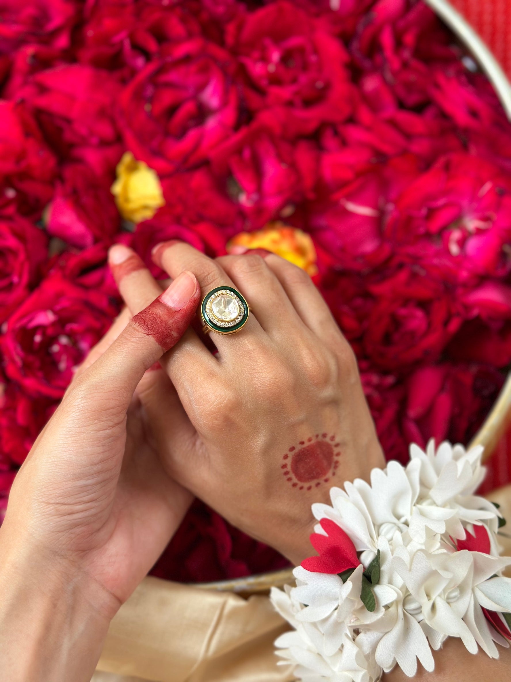 Mughal Polki Ring