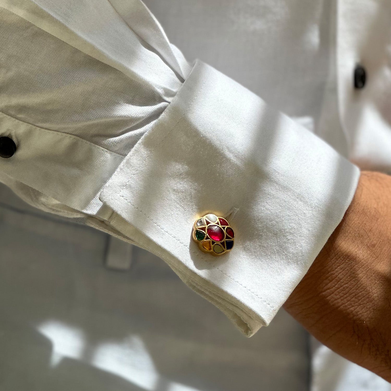 Navratna Cufflinks