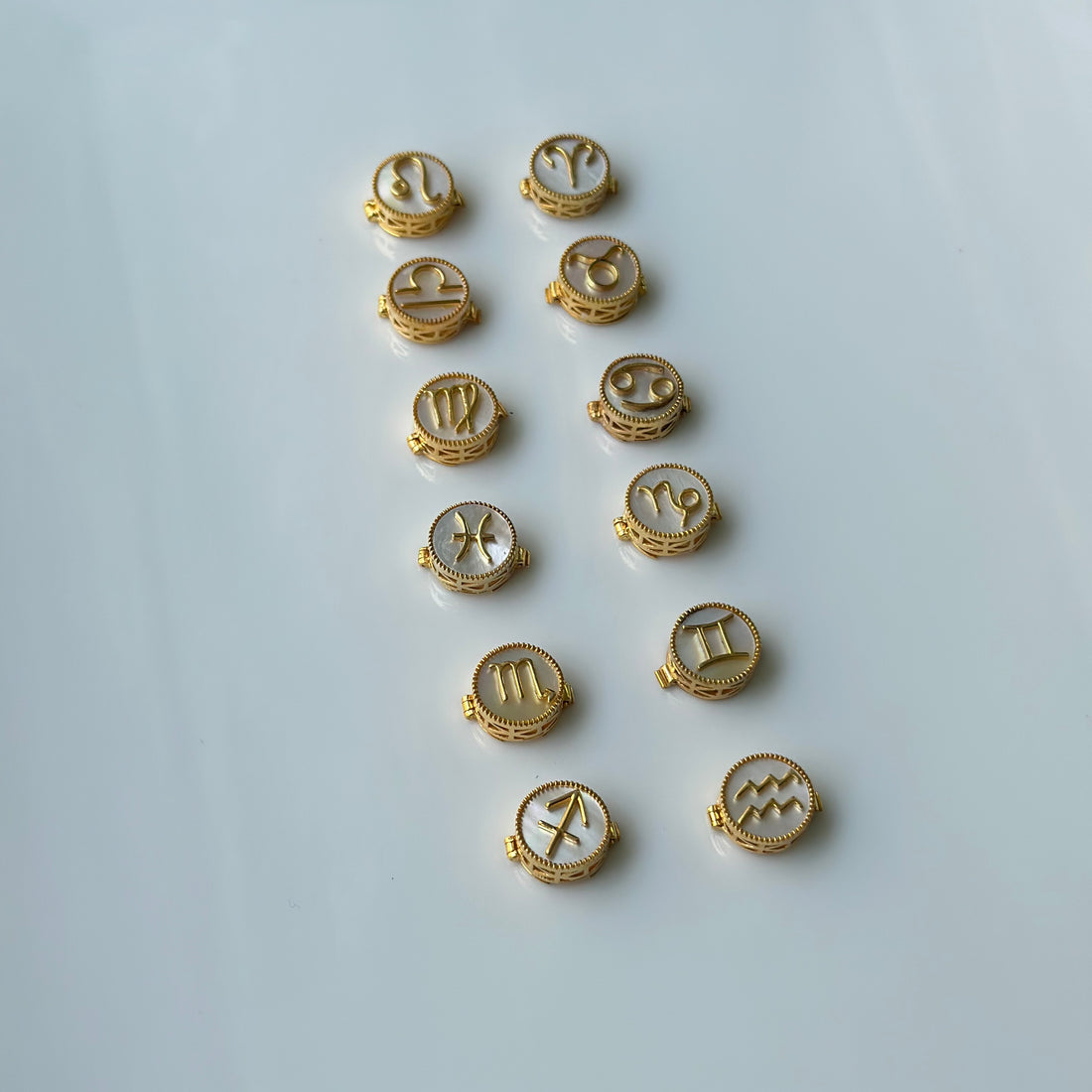 Zodiac Button Clip