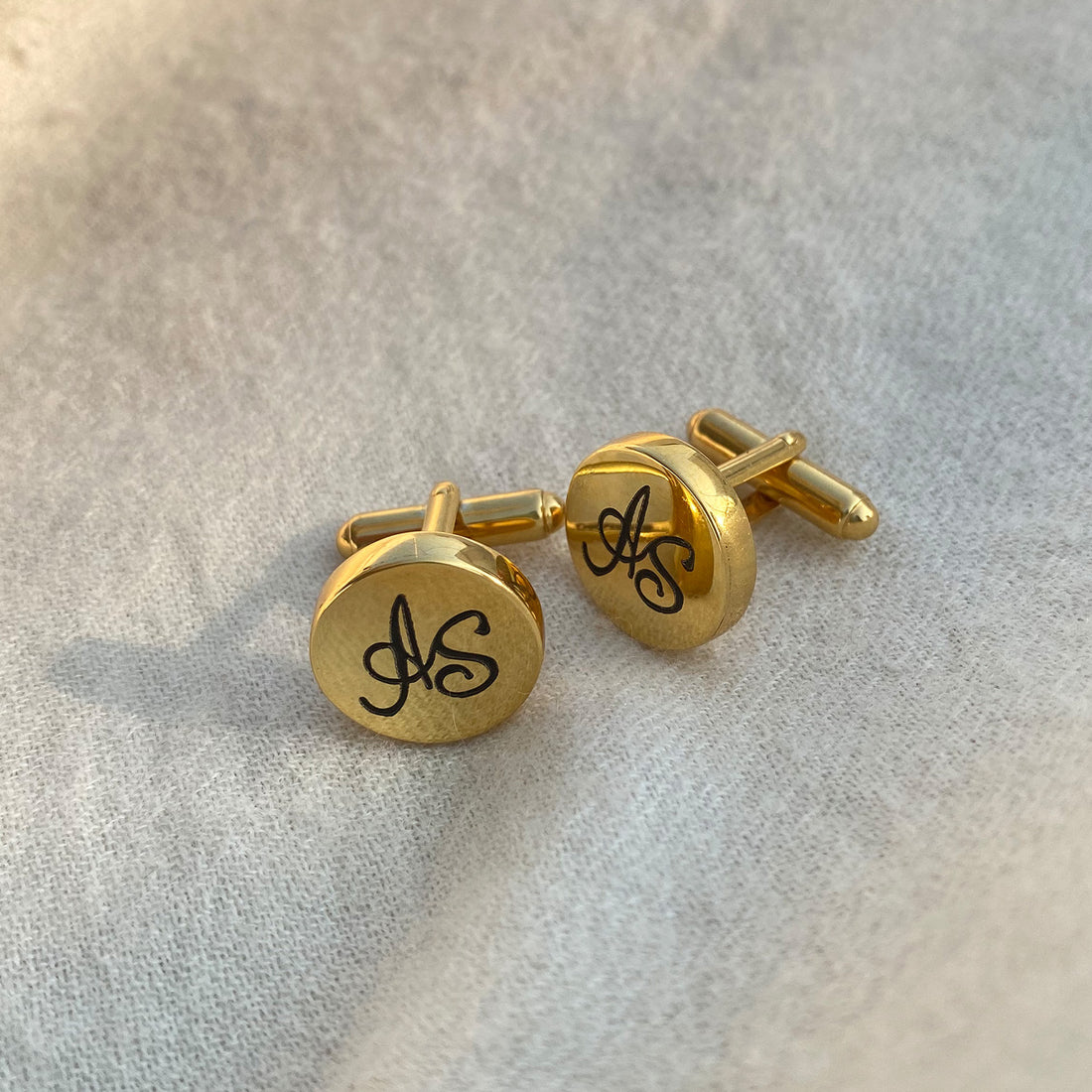 Engraved Monogram Cufflinks