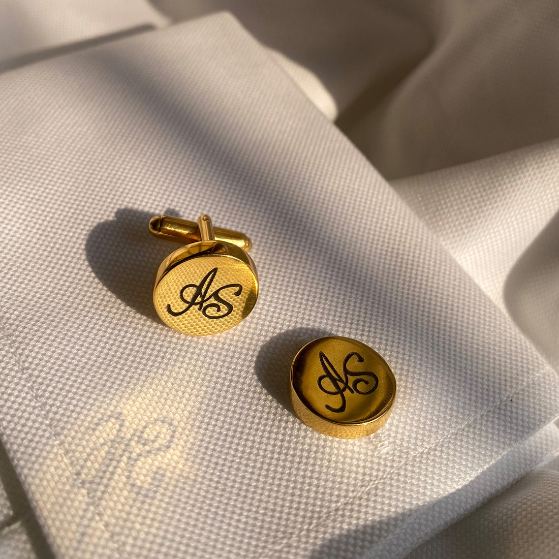 Engraved Monogram Cufflinks