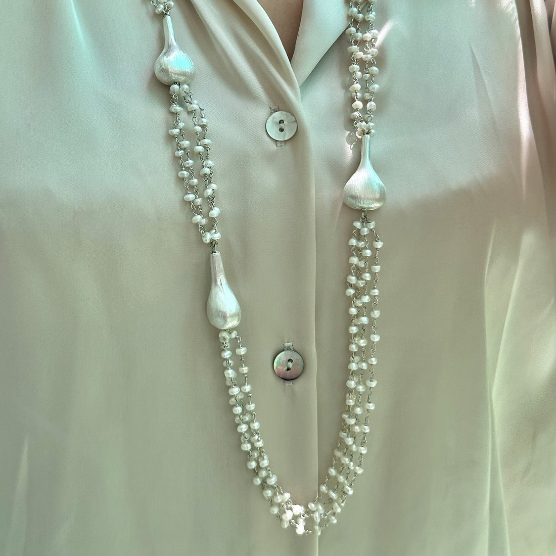 Crete Pearl Necklace