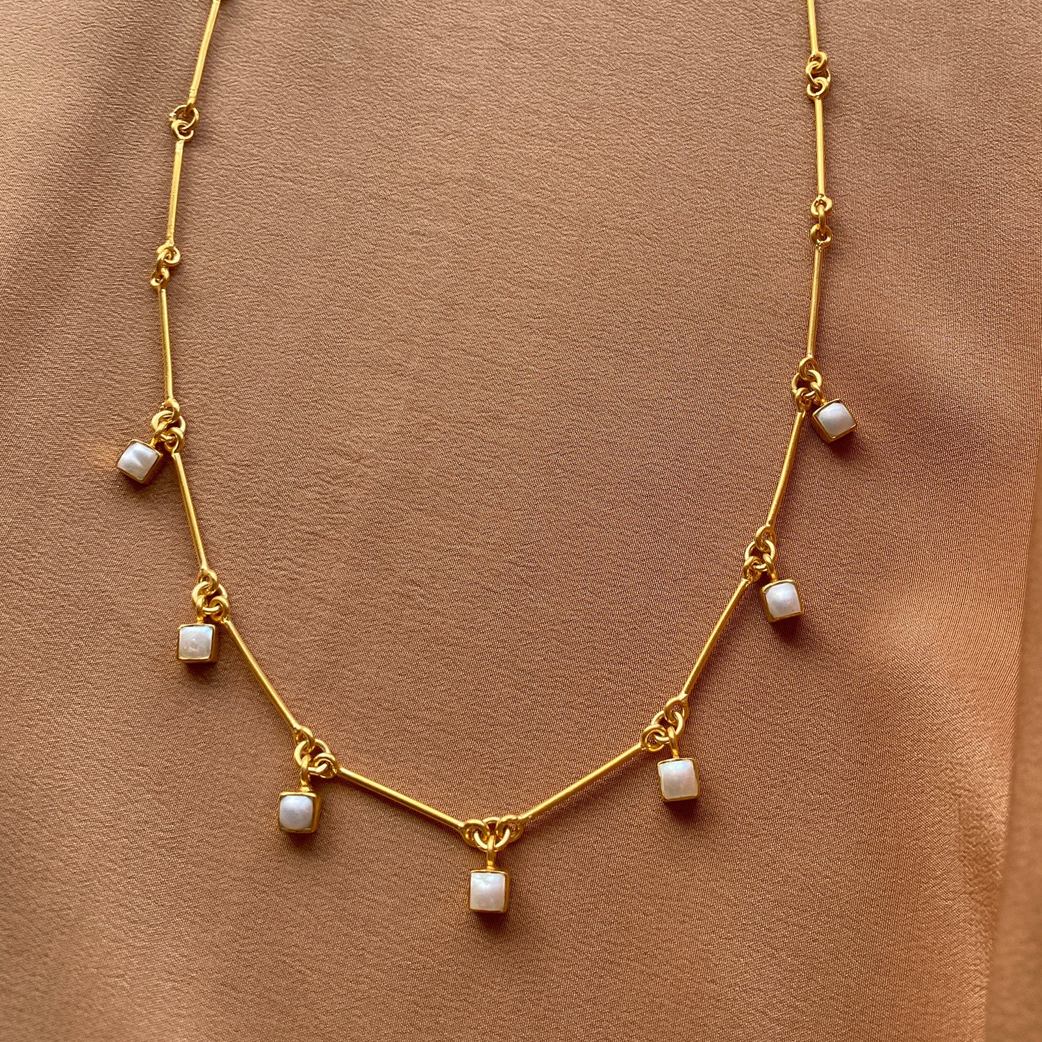 Pearl Bar Necklace