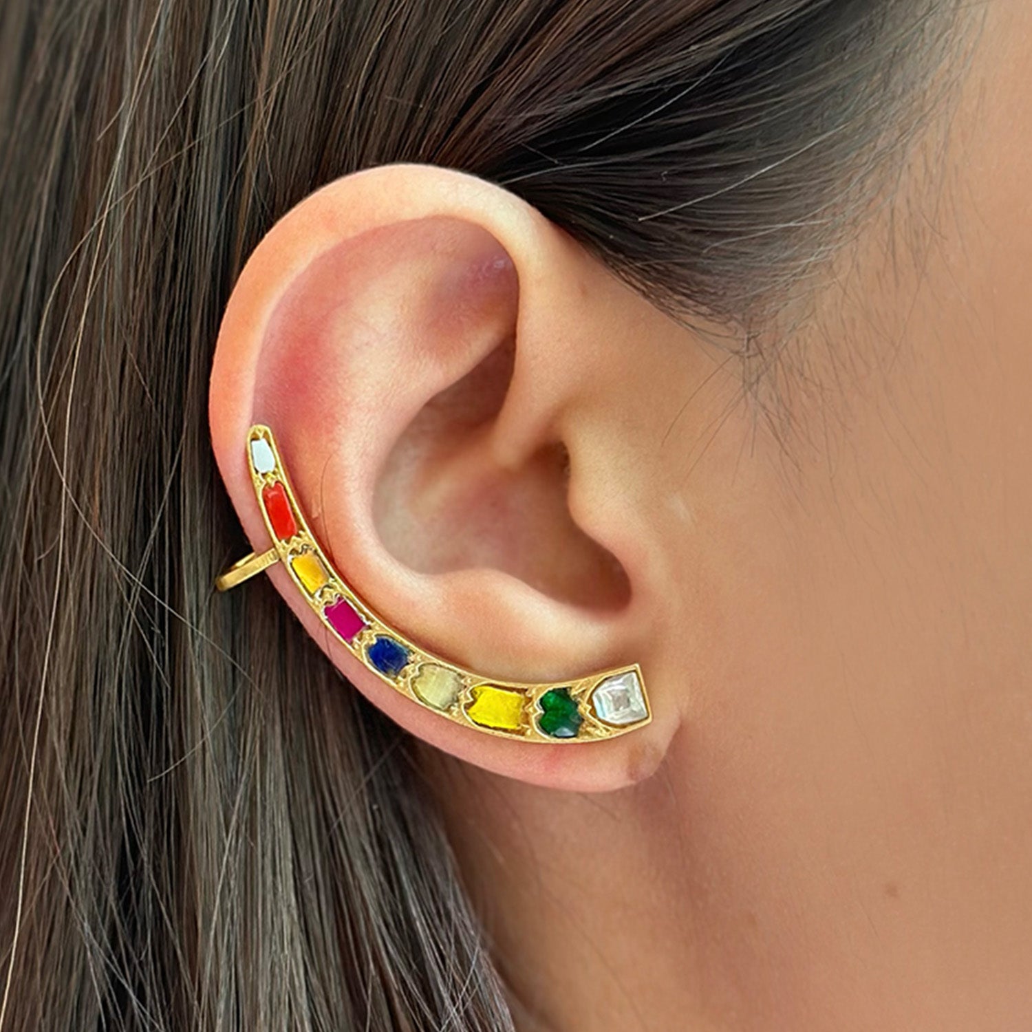 Navratna Ear Crawler (A pair)