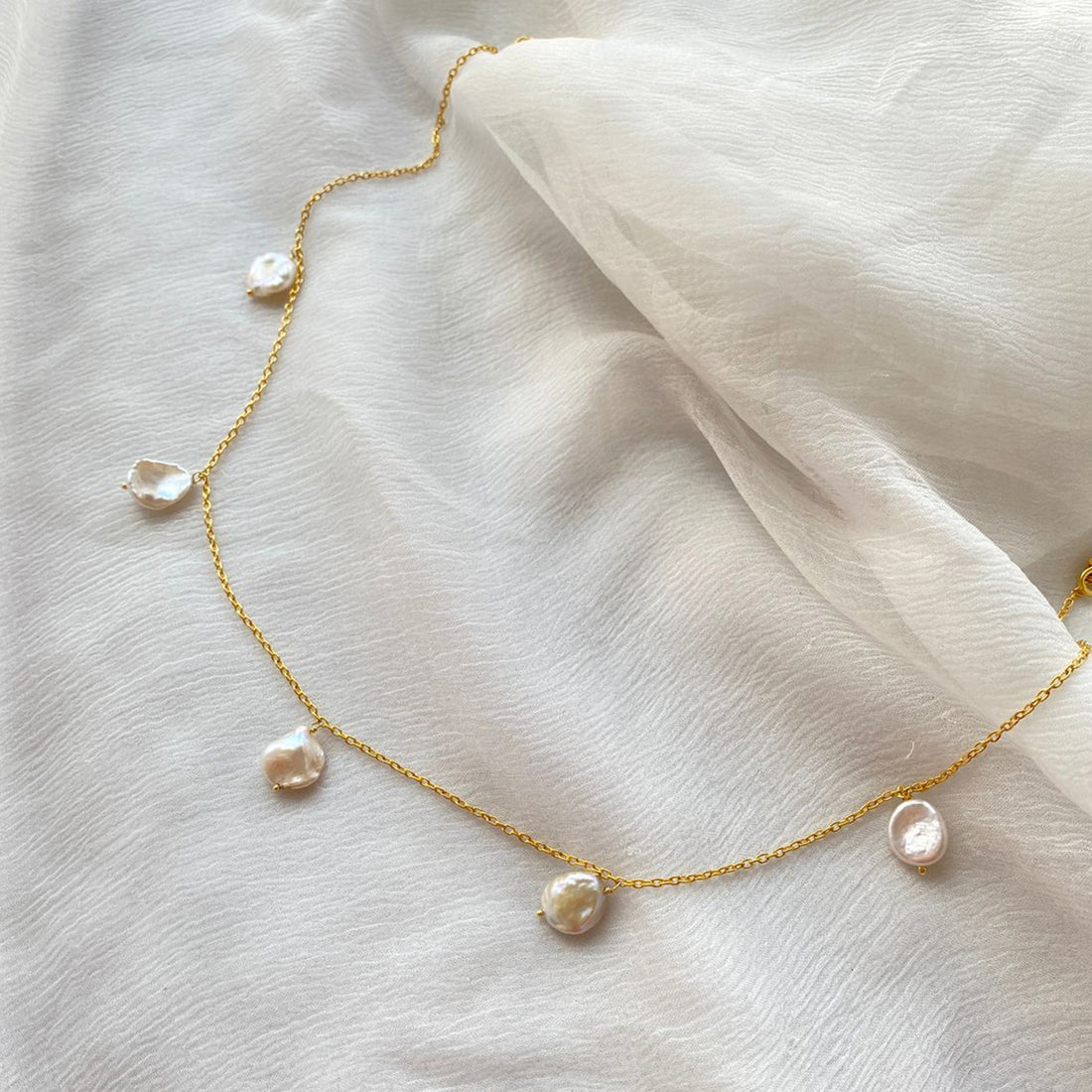 Keshi Pearl Necklace