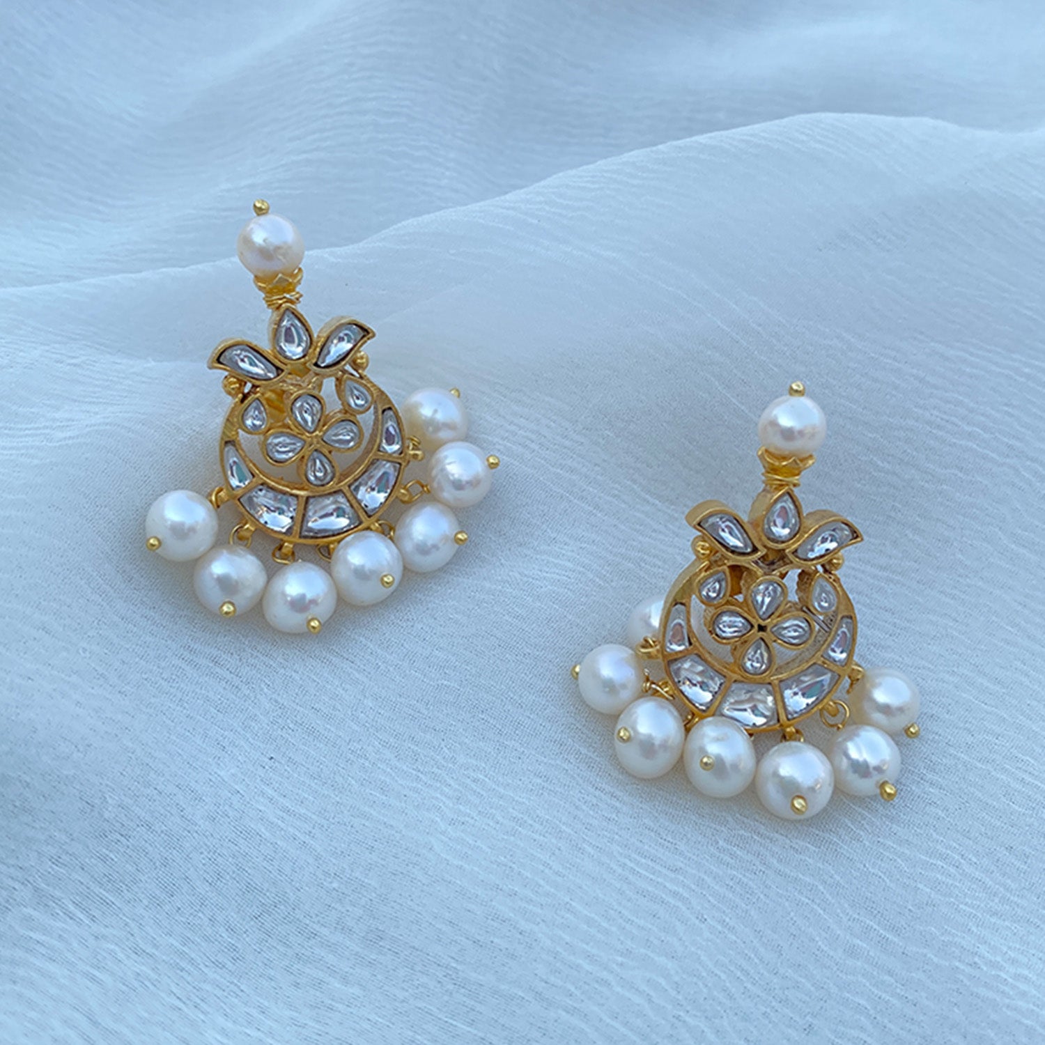 Chaand Phool Earrings