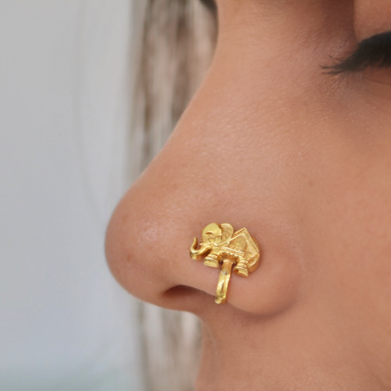 Haathi Nose pin